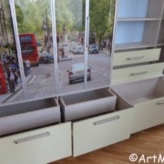 Зеркальный шкаф купе для детской